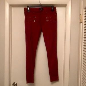 Paige Denim Red coated jeans